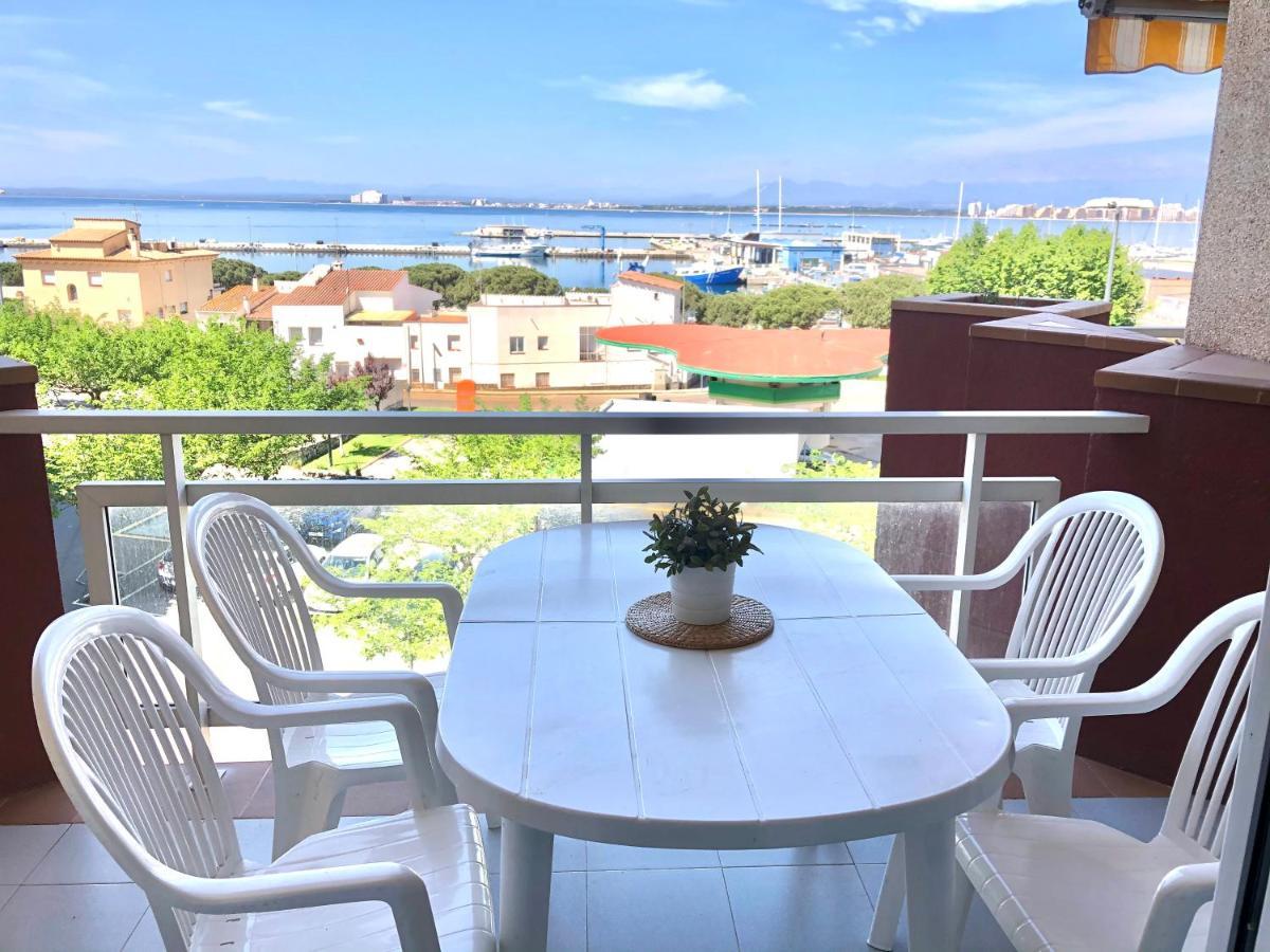 Roc Mar 4 3A - Apartamento Cerca Del Centro Y De La Playa - Terraza Con Vistas Al Mar Y Al Puerto Roses Eksteriør billede